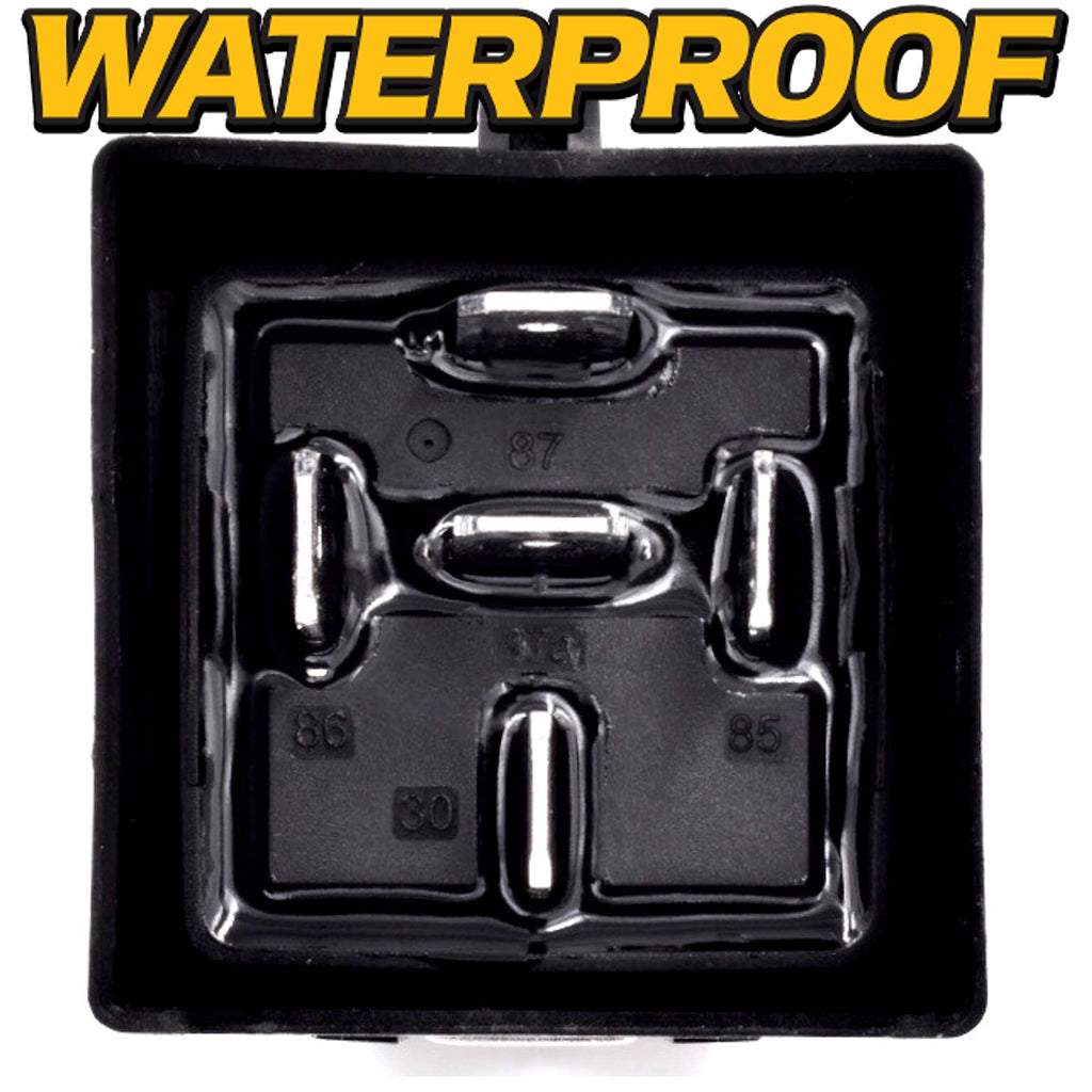 2-Pack 4RD-960388-31 Waterproof Relay w/LED Indicator 12V 40A for Hella