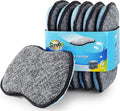 Multi-Purpose Scrub Sponges for Kitchen By Scrub- it - Non-Scratch Microfiber Sponge Along with Heavy Duty Scouring
