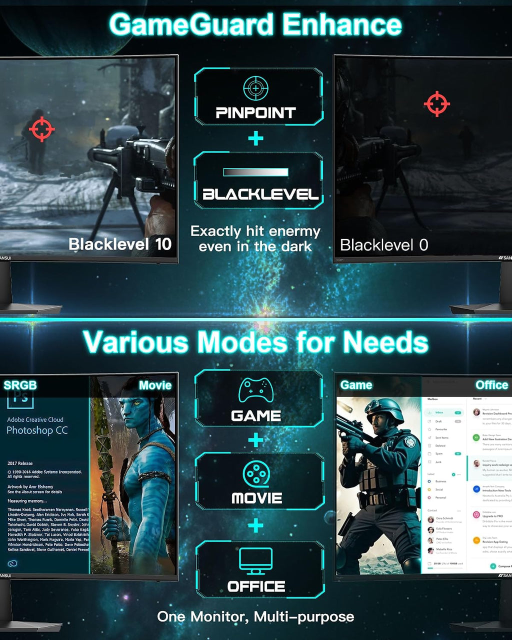 27 Inch Curved 160Hz Gaming Monitor 144Hz FHD 1080P Computer Monitor | 27” 1500R Curved PC Monitor, FPS/RTS, MPRT