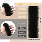 Light Blue 22G Marabou Feather Boa,2 Yards Boa for Crafting