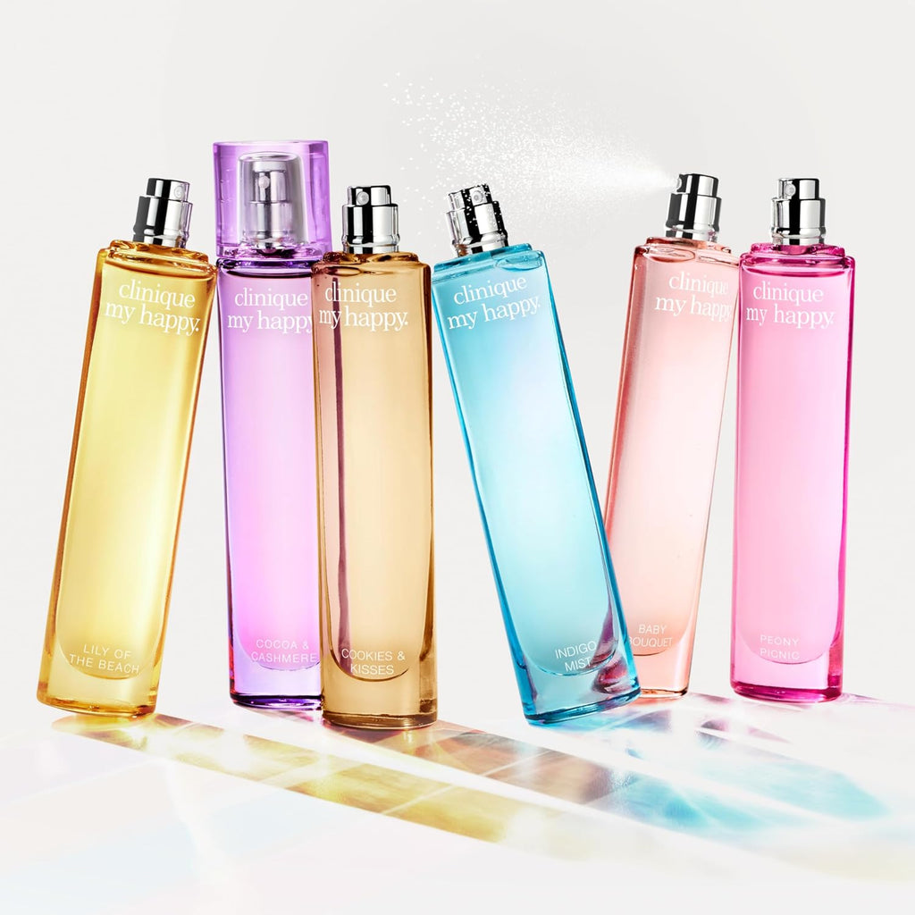 My Happy Fragrance Spray | Cocoa & Cashmere, Baby Bouquet, Cookies & Kisses, Indigo Mist, Lily of the Beach, Peony