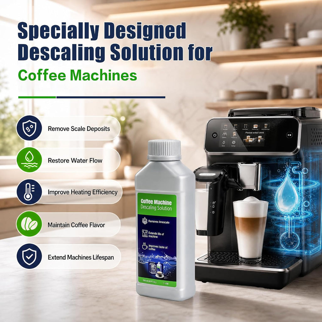 Coffee Machine Descaling Solution for Philips ,Remove Scale,Pure Coffee,1 L