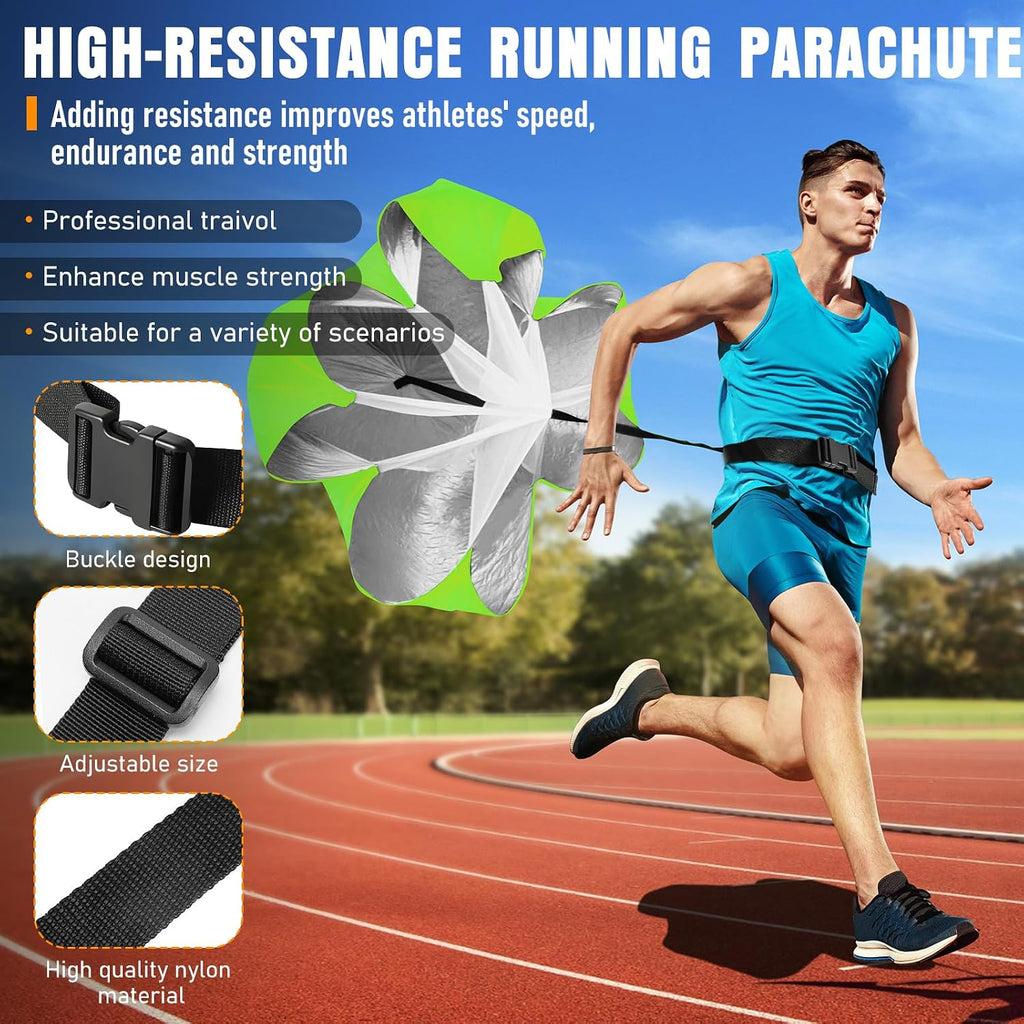 Agility Ladder, Agility Speed Training Equipment Set, 20ft Speed Ladder | 4 Hurdles, 12 Soccer Cones, Jump Rope