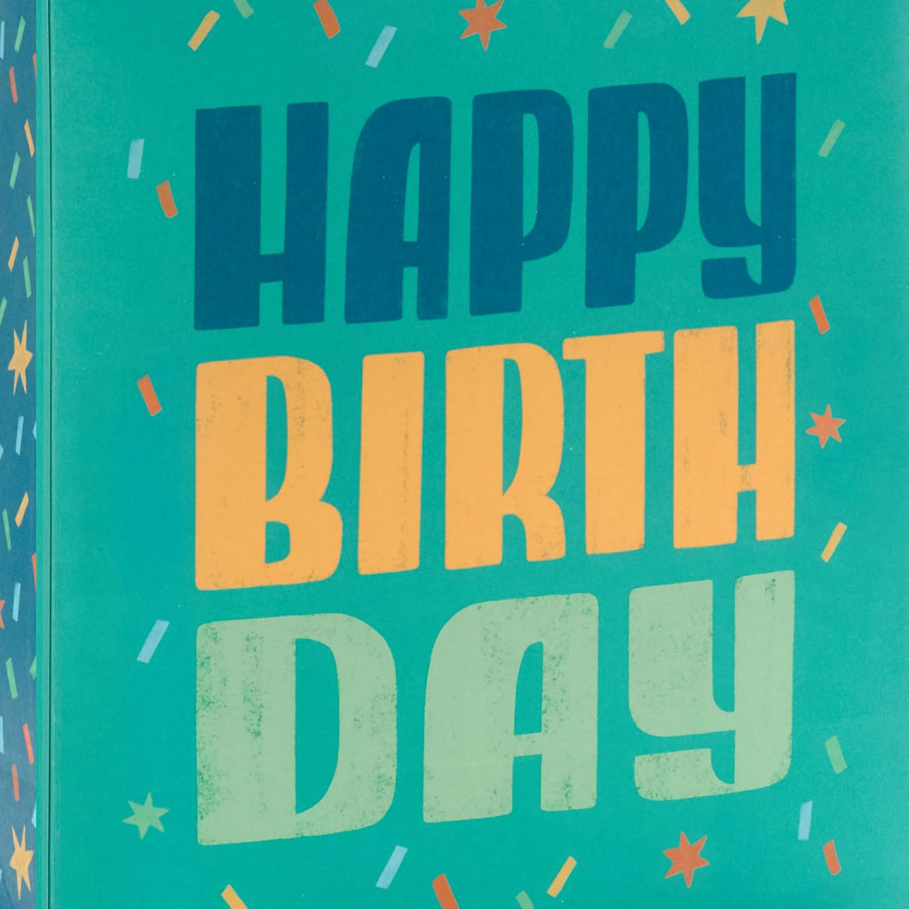 Birthday Gift Bag Assortment, 8-Pack (Teal and Yellow)