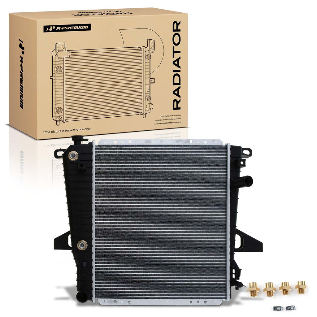 A-Premium Engine Coolant Radiator Assembly with Transmission Oil Cooler