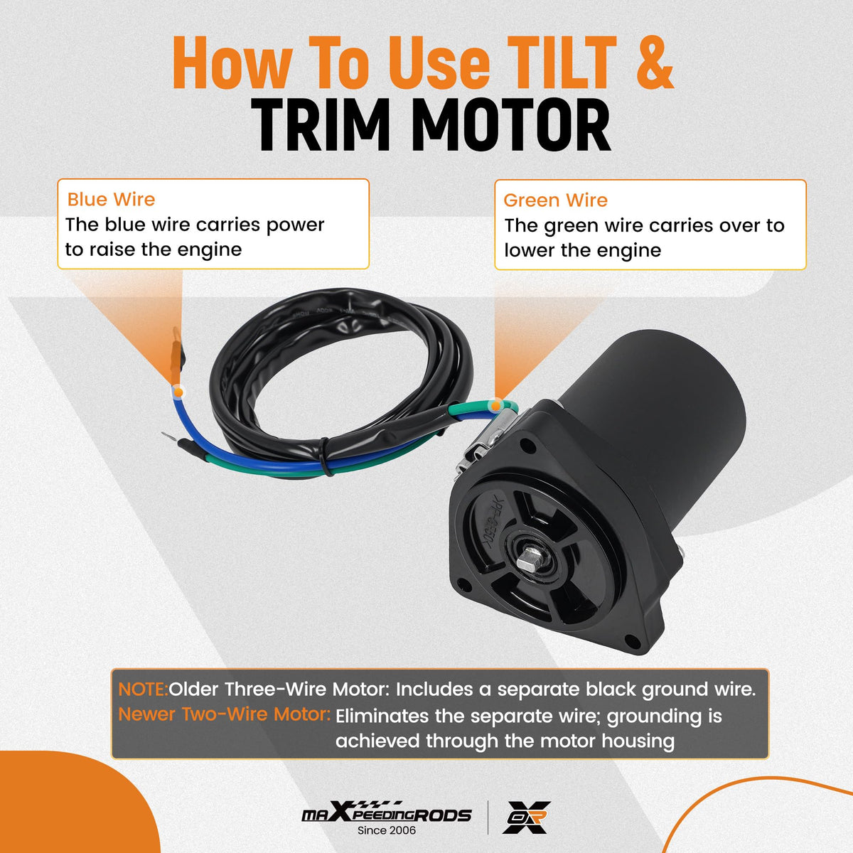 maXpeedingrods 63P-43880-01/10 Trim Tilt Motor