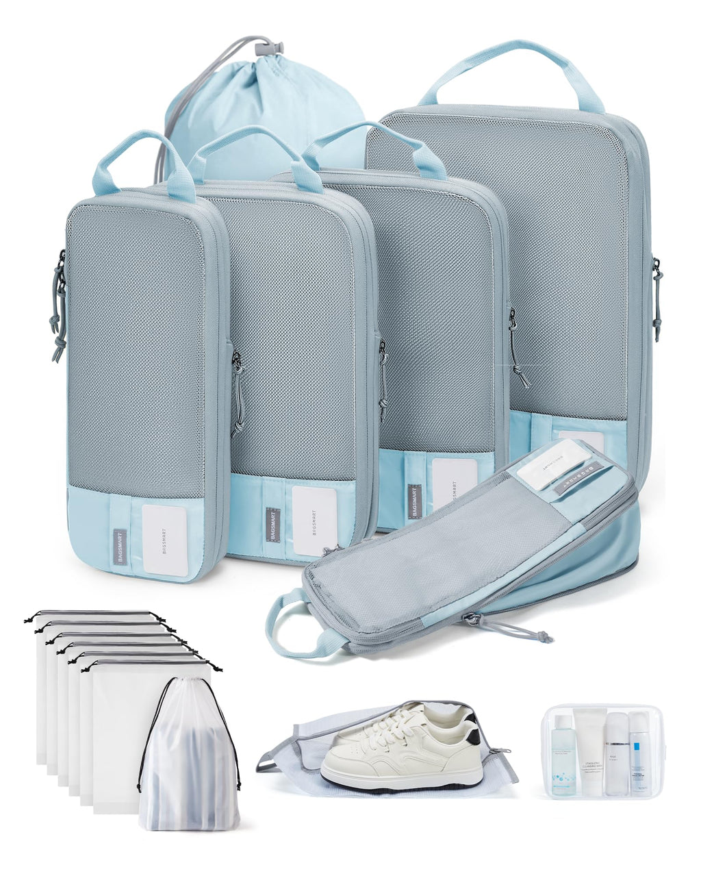 14 Set Compression Packing Cubes for Travel Essentials