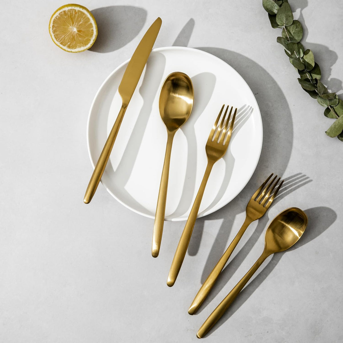 Ava 20-Piece Flatware Set, 18/10 Stainless Steel