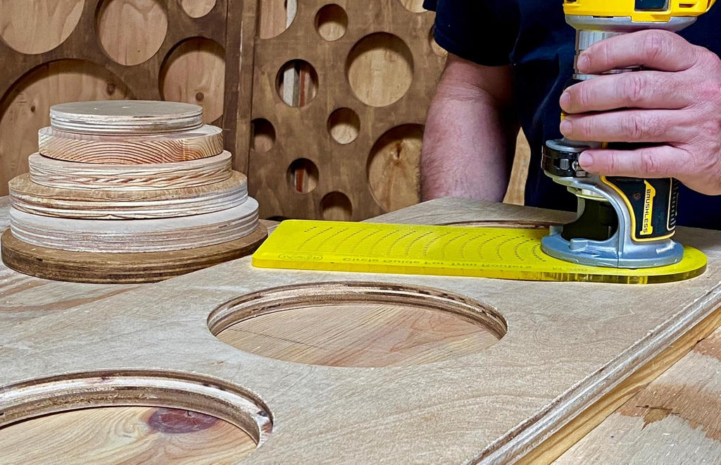 Jasper 290 Circle Jig - WOOD Magazine Grade A (ONLY Grade A) | 268 Circles 1½"-18 3/16" | Standard & PRO Models |