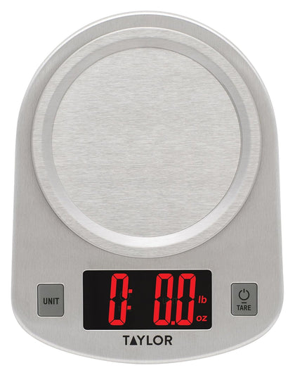 Digital Kitchen Scale with Stainless and LED - 11 lb Max Capacity