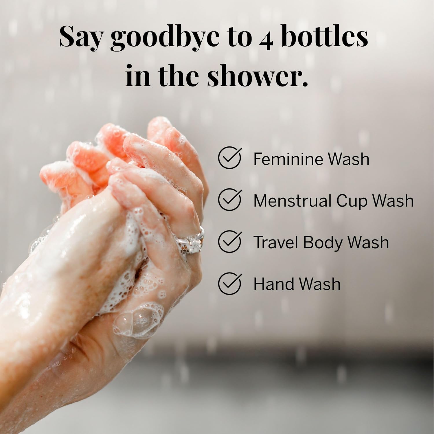 Pixie Feminine Wash - Best Formula to Wash Your Period Cups - Organic and Natural Ingredients & pH Balanced - Gel