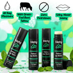 Grass Fed Beef Tallow Lip Balm for Dry Lips (Peppermint)