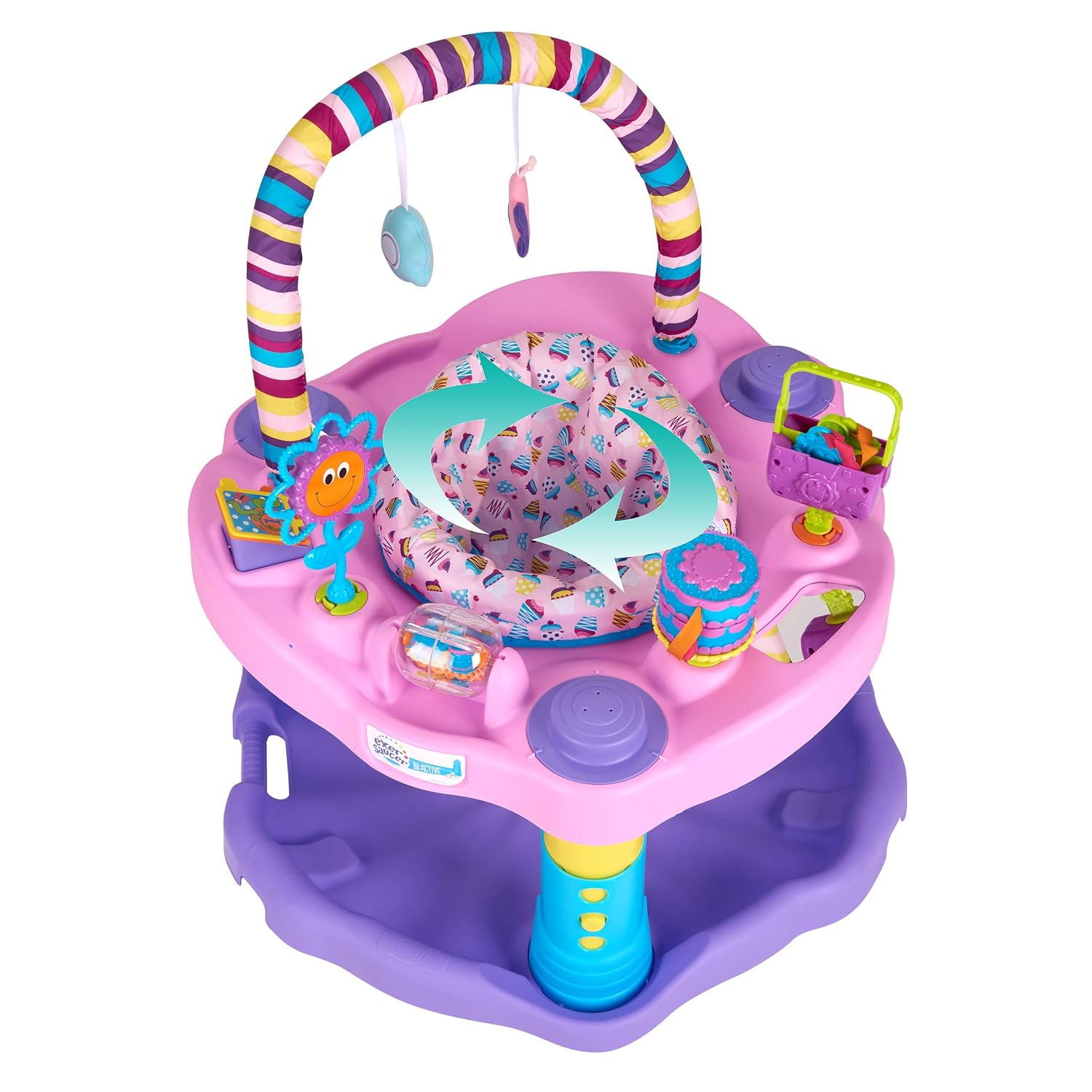 Exersaucer Bouncing Activity Saucer, Sweet Tea Party