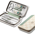 Manicure Sets Light Luxury Nail Clipper Kits Personal Care Tools Fashion Contrasting PU Case (Mr-8884)