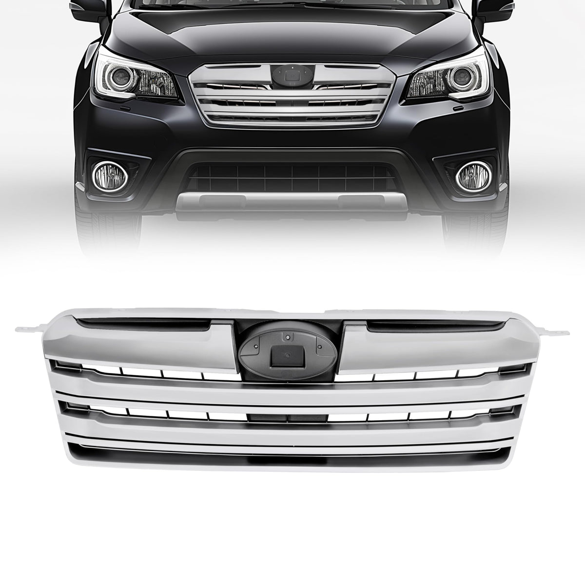 KUAFU Grille Compatible with 2013-2014 Outback SU1200152 91121AJ14A