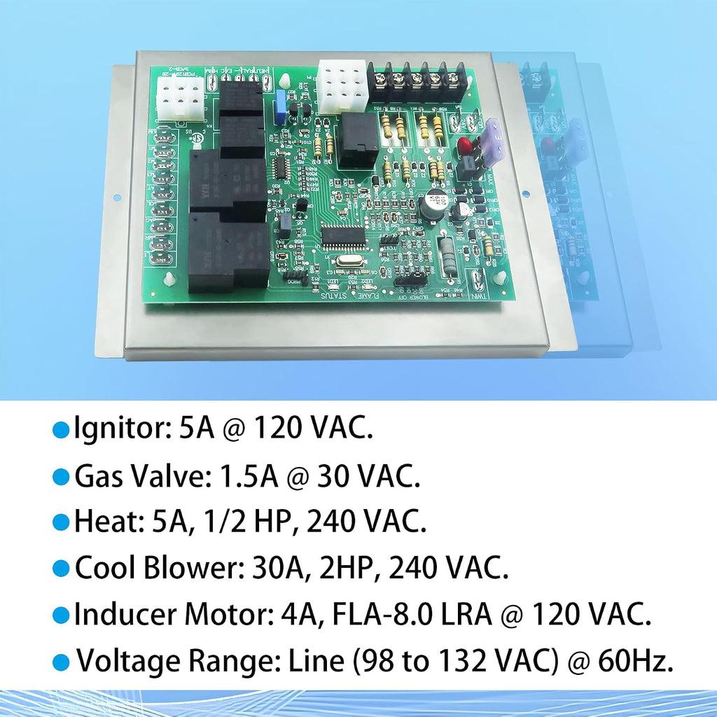 ICM2805A Furnace Control Board, Replacement for Nordyne 903106 and 624631 Control Boards, Used with G3, G4, G5, G6, M2 and M3 Furnace Modules