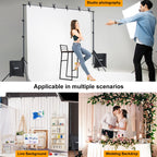 Lincostore Backdrop Stand Kit 10x7ft for Photography