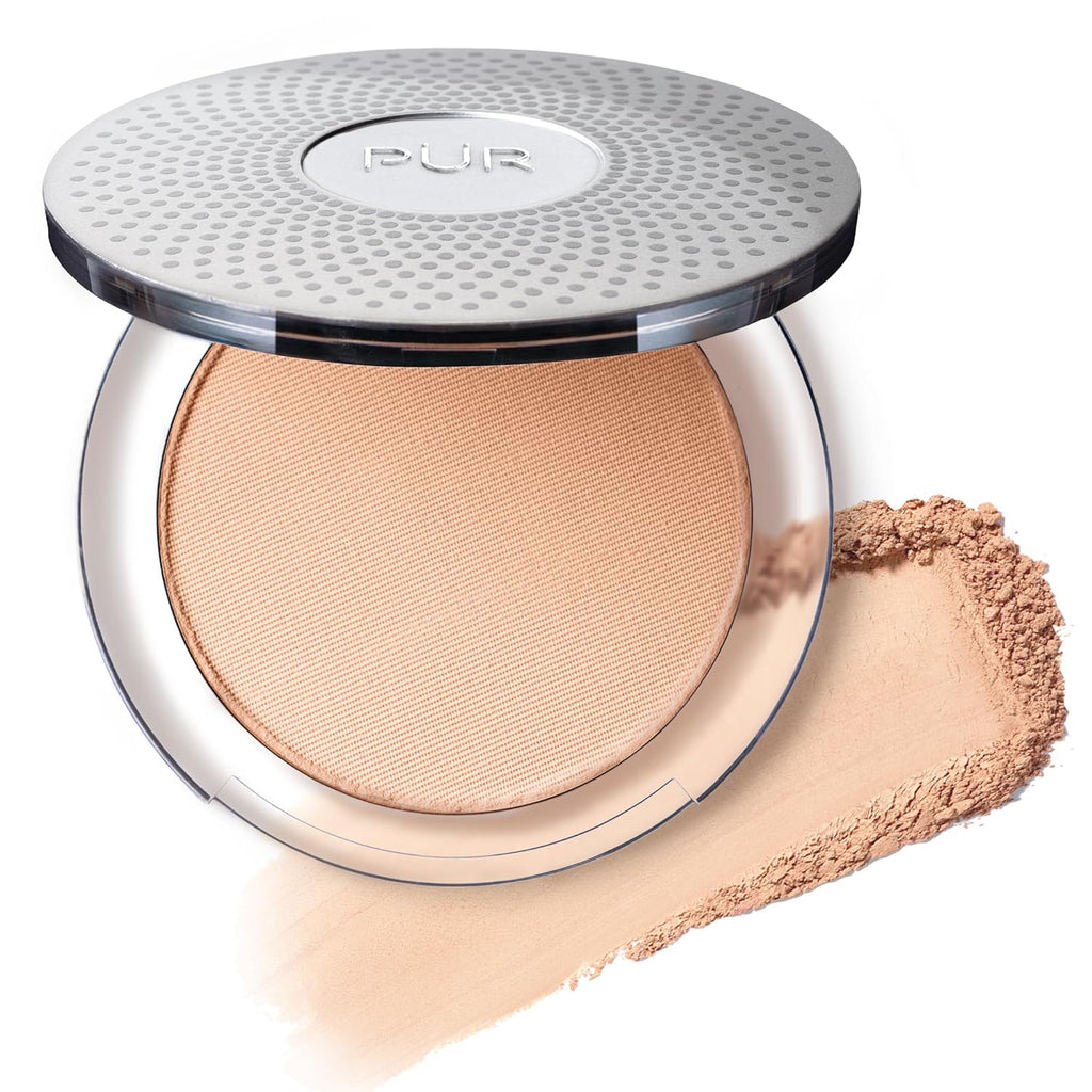 PÜR MINERALS 4-in-1 Pressed Mineral Makeup Powder Foundation with SPF 15 - Concealer & Finishing Compact Pressed