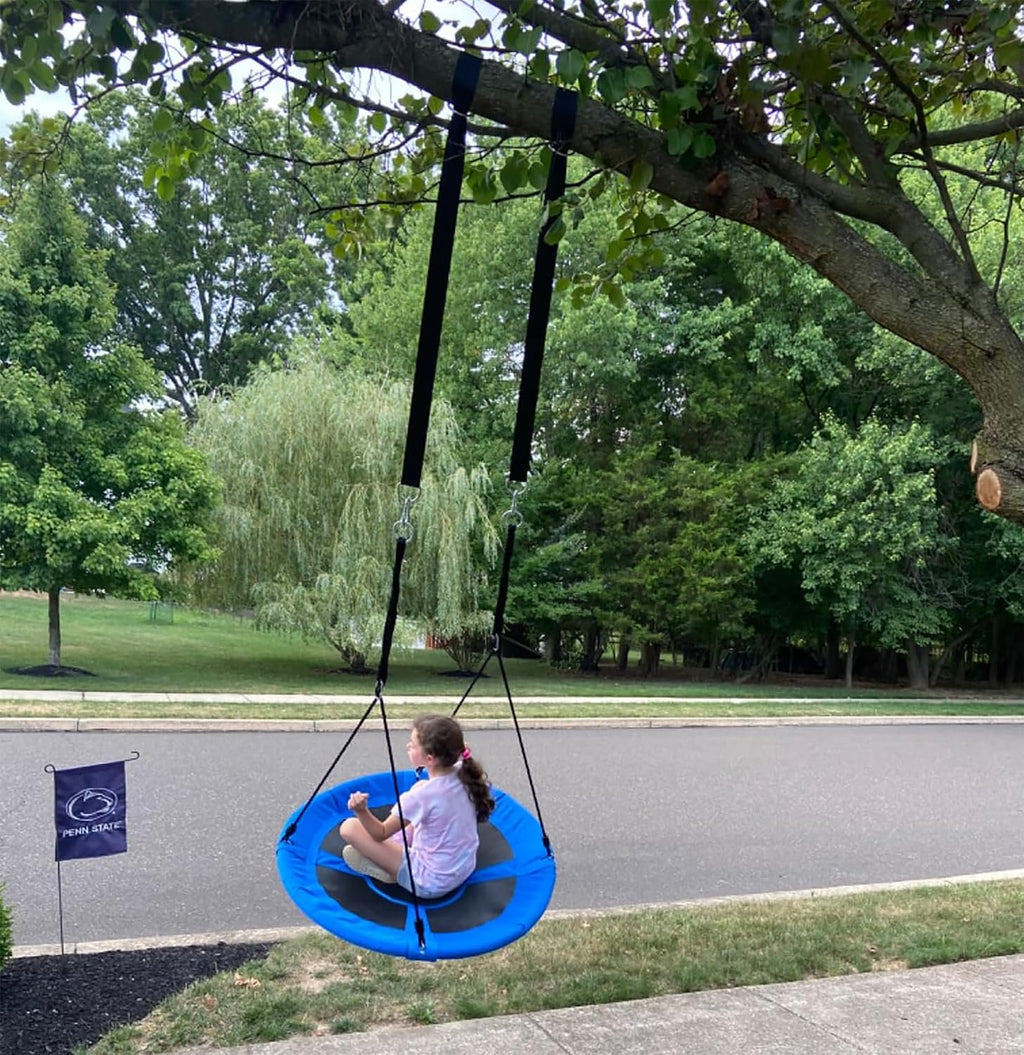 Tree Swing Hanging Straps Kit 4Ft, Robust, Reliable, and Flexible - Supports up to 2200 lbs - Effortless Setup with
