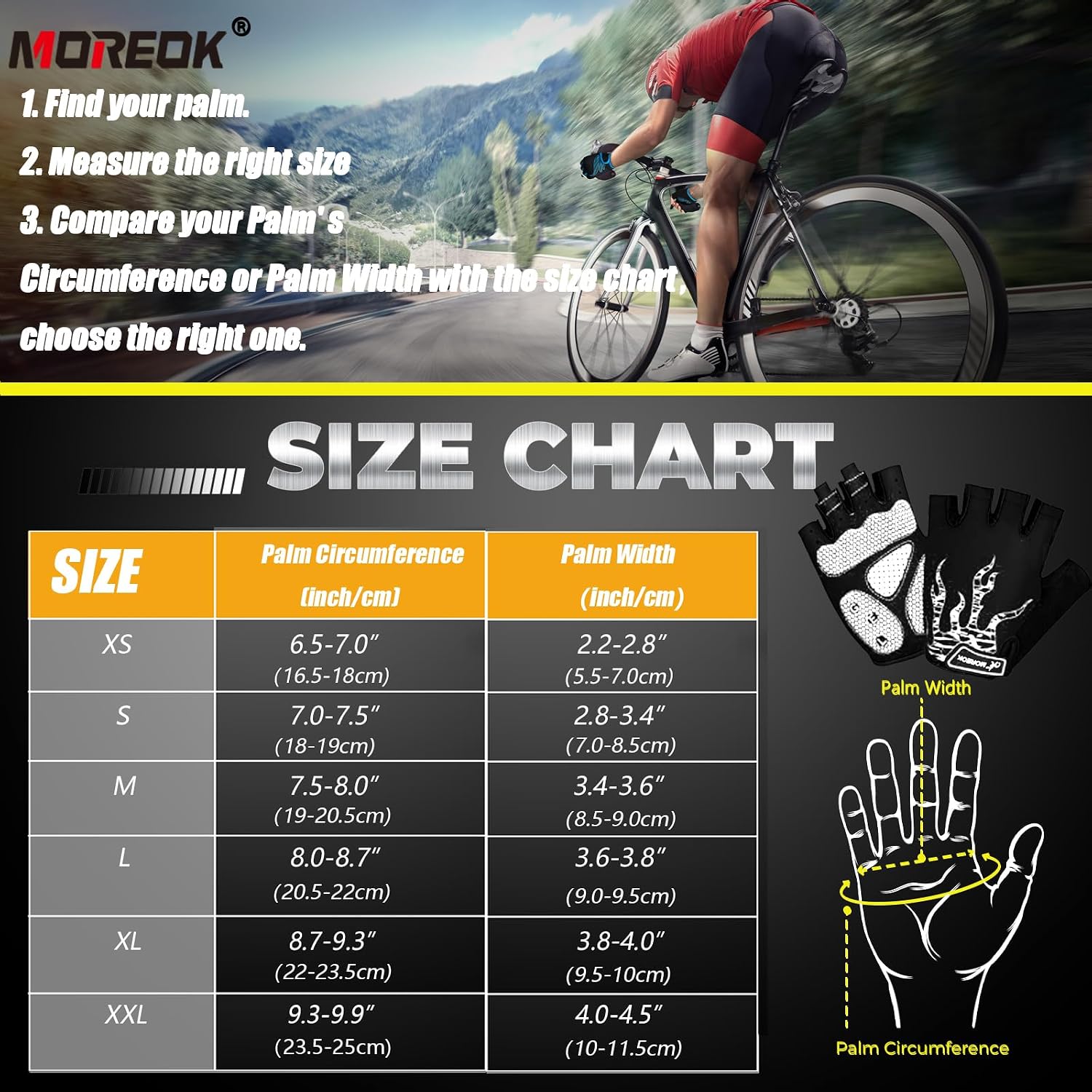 Cycling Gloves Bike Gloves for Men/Women-[5MM Gel Pad] Half Finger Bicycle Biking Gloves for Cycling/Weight