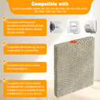 2Pack 35 Water Panel Humidifier Replacement Filter Made of Aluminum Mesh Compatible with AprilAire Whole-House
