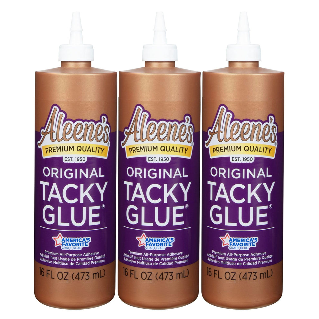 Original Tacky Glue, Perfect for Crafts and DIY Projects, Dries Fast and Clear, 16 fl oz 3-Pack