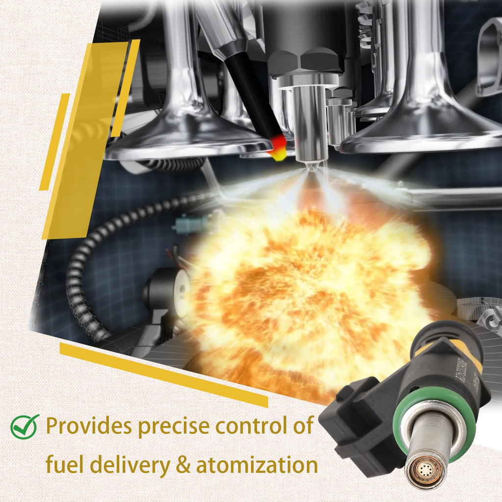Compatible with/Mercury 90HP & 115HP Outboard 4-Stroke Fuel Injectors