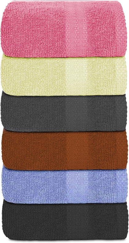 100% Cotton Hand Towel Set – Soft, Absorbent Towels for Bathroom, Kitchen & Gym Use – Durable, Reusable & Machine