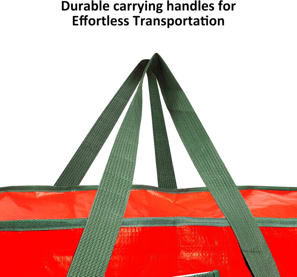 7.5 Ft Christmas Tree Storage Bag, Large Heavy Duty Artificial Tree Bag with Reinforced Handles and Dual Zippers