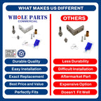 Whole Parts Upgraded Commercial Refrigerator Door Hinge Kit Part# 870865