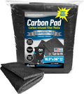 Aquarium Carbon Pad – Cut‑to‑Fit Carbon Infused Filter Pad Media for Crystal Clear Fish Tanks and Ponds, 3/8"–1/2"