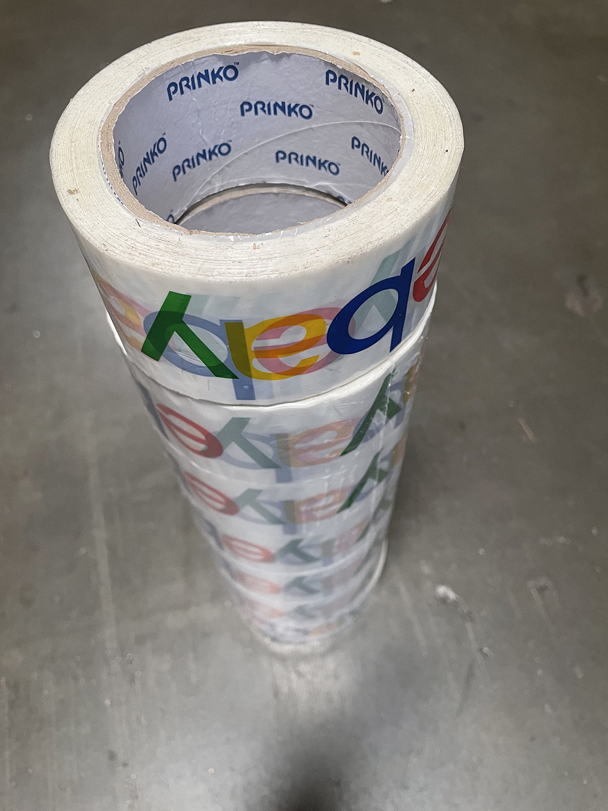 Ebay Branded Packaging Shipping Tape 2" x 75 Yards 2 Mil Thickness (24)
