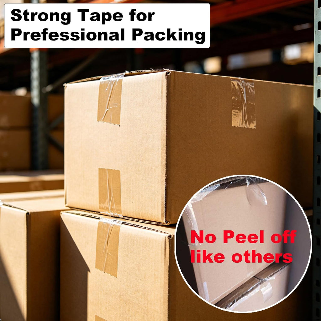 120 Yard Clear Shipping Tape 2 inch,6 Rolls