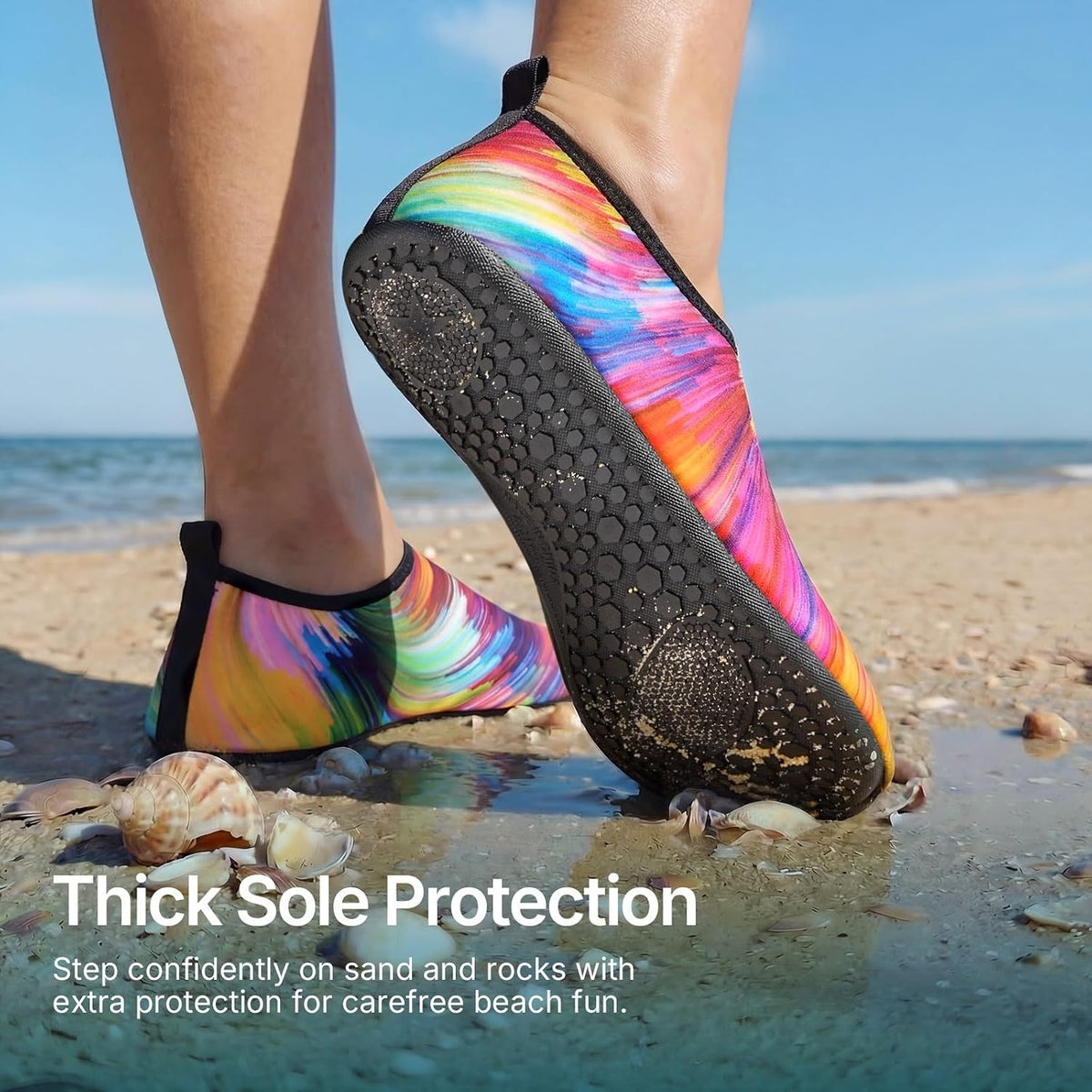 Water Shoes for Women Men Quick-Dry Aqua Socks Swim Beach Outfits Barefoot | Yoga Exercise Wear Sport Accessories