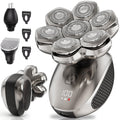 7D Floating Head Shavers for Bald Men Wet/Dry Electric Razor for Men