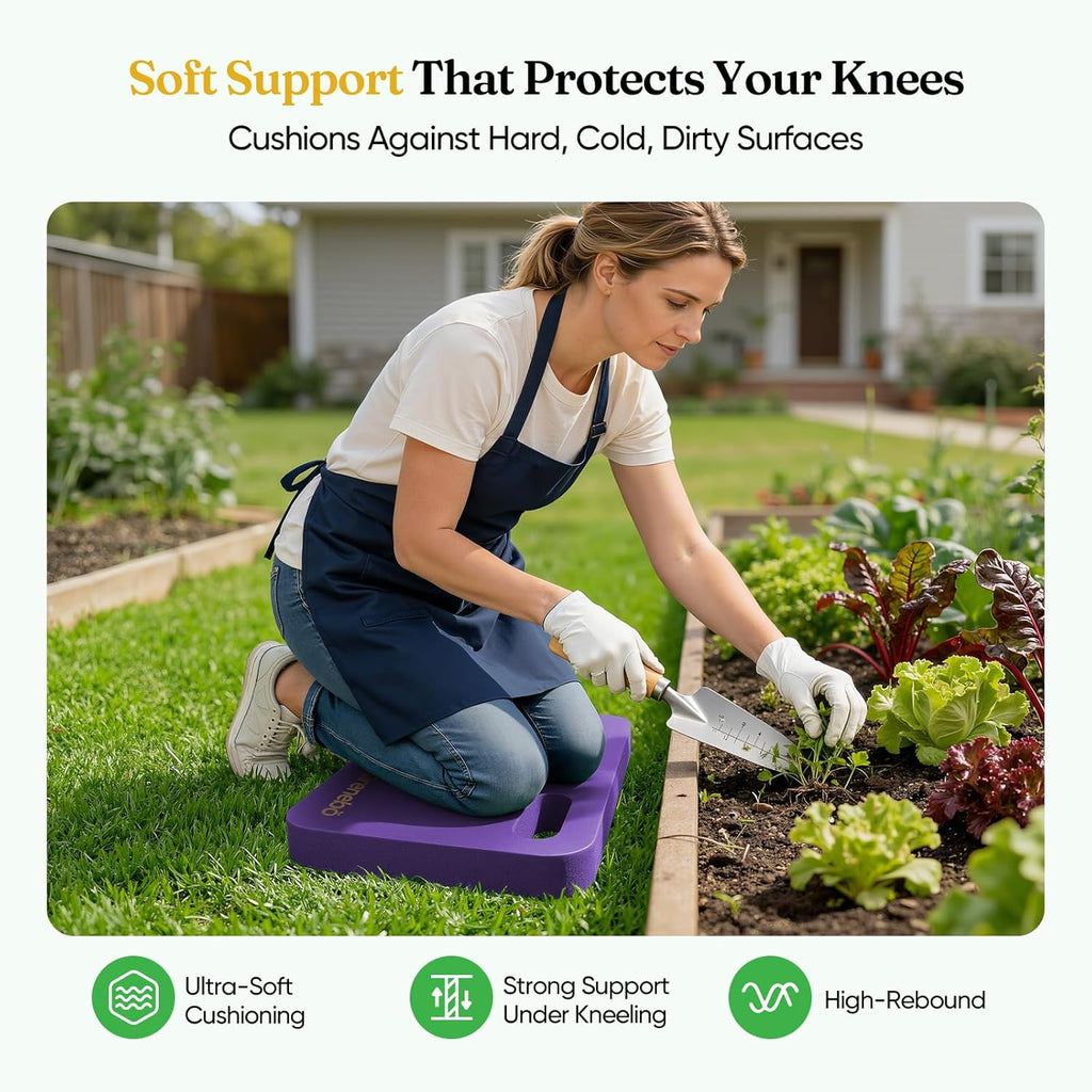 High-Density NBR Foam Garden Kneeling Pad, 1.6" Extra Thick Gardening Pad for Kneeling, Ultra Soft Kneeling Pad for