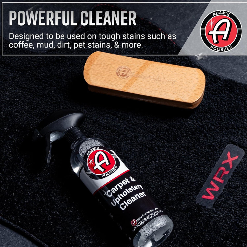 Carpet & Upholstery Cleaner (16oz) - Powerful Car Carpet Cleaner For Auto Detailing, Cloth & Fabric Interior Cleaning