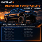 KUIPERAUTO 2PCS Front Pair of Complete Struts & Coil Springs Compatible for ACURA MDX 2014-2020, Replace 13251 13252