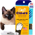 Nail Caps for Small Cats, 40 Caps, Black