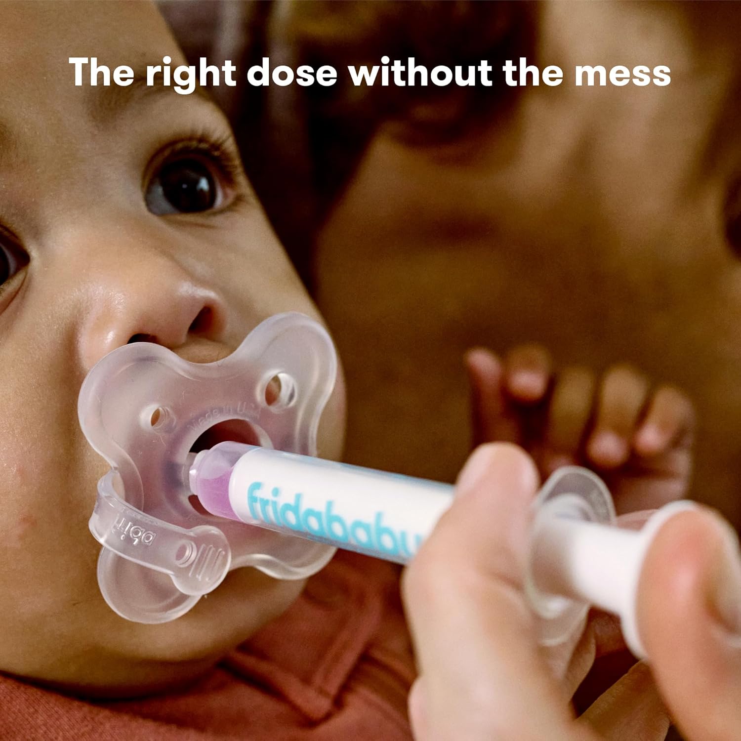 Medicine Pacifier Syringe, Accu-Dose Paci, Medi Frida Dispenser for Mess & Fuss Free Use, Made in USA