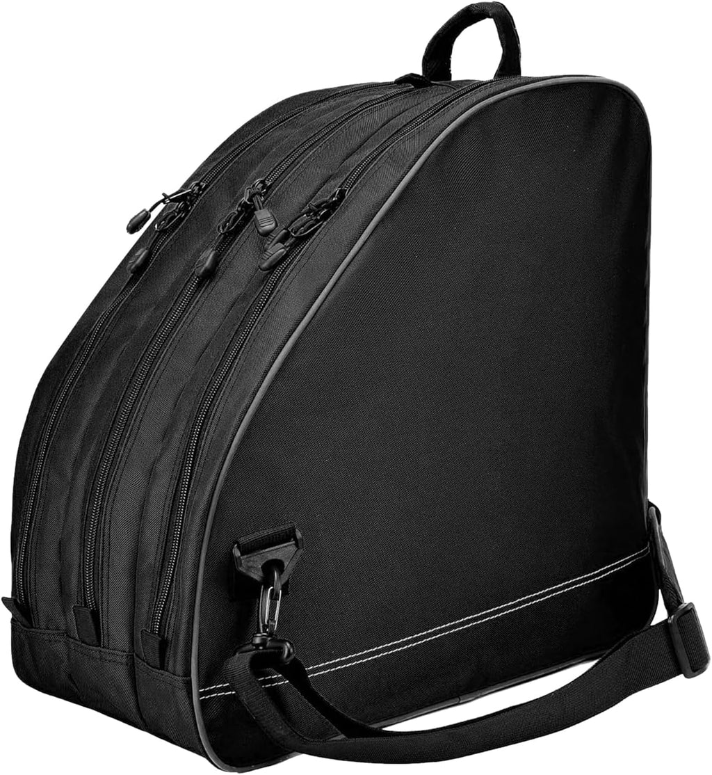Ice Skate Bag - Roller Skate Bag, Inline Skate Bag with Adjustable Shoulder Strap for Both Youth and Adults.