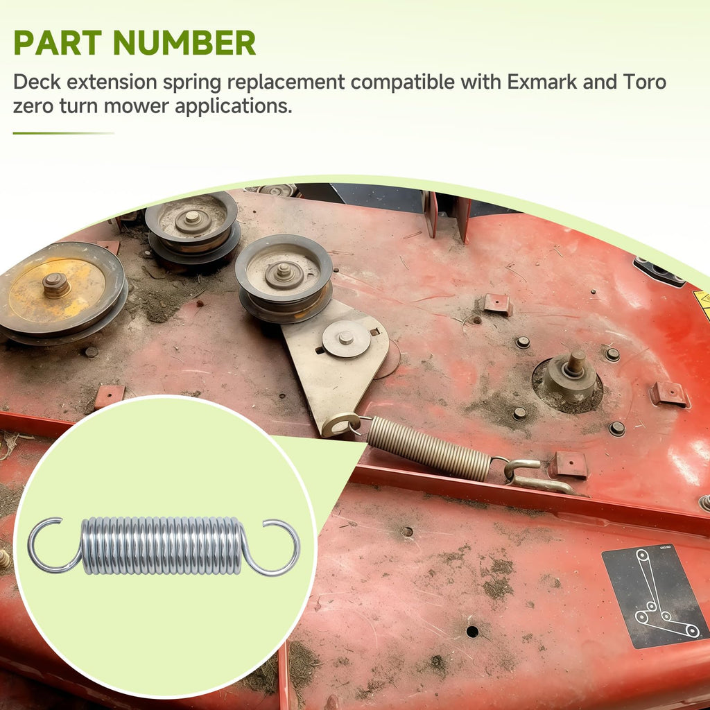 Filloman 138-7264 Deck Extension Spring Compatible with Toro TimeCutter