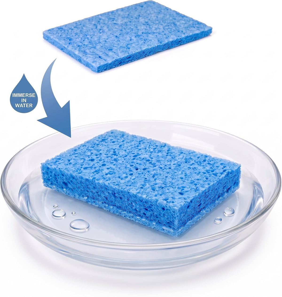 36 Pk Pop-Up Compressed Cellulose Kitchen Sponges