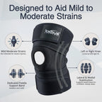Knee Brace For Women & Men For Arthritis Acl, Mcl Pain Patented 4-way Adjustable Wraparound Support Dual Side