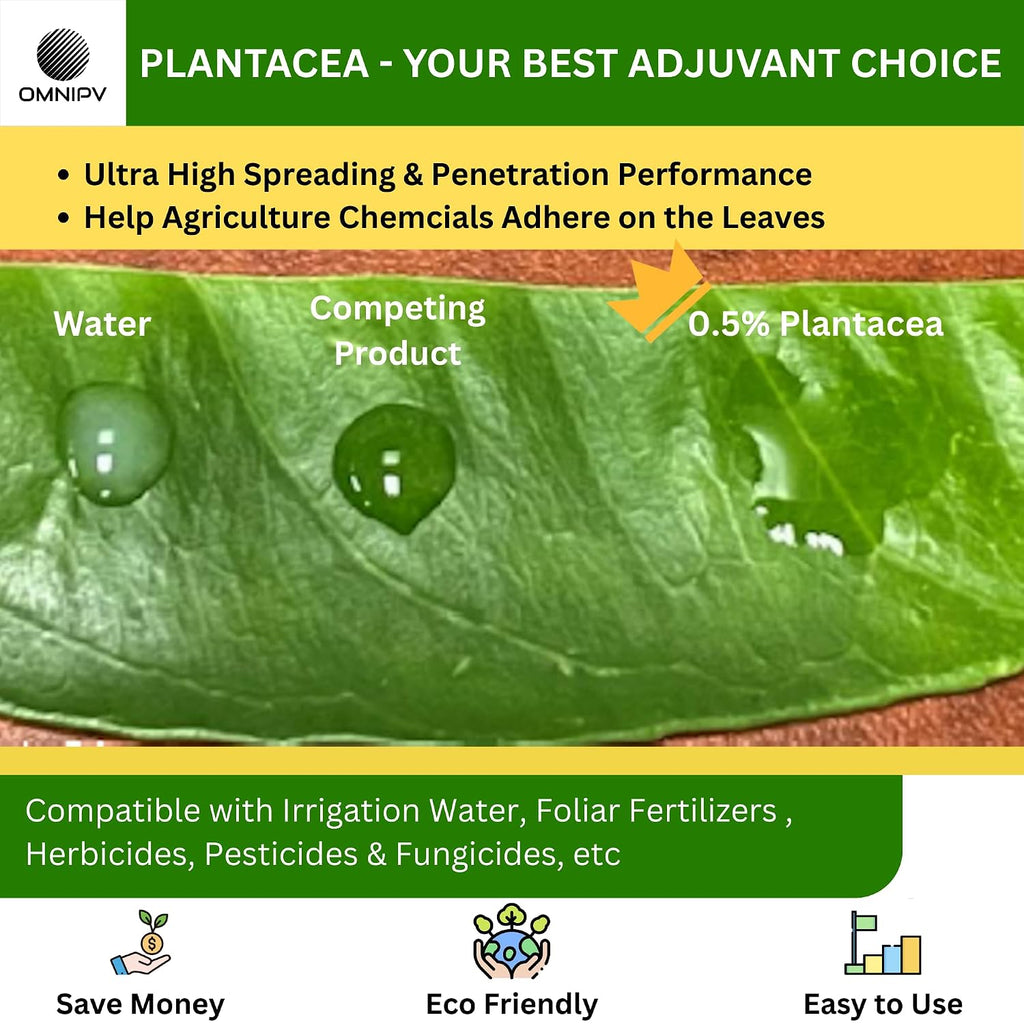Plantacea Spray Adjuvant Surfactant, 32oz Concentrated Spreader Sticker Penetrant & Wetting Agent, Improves