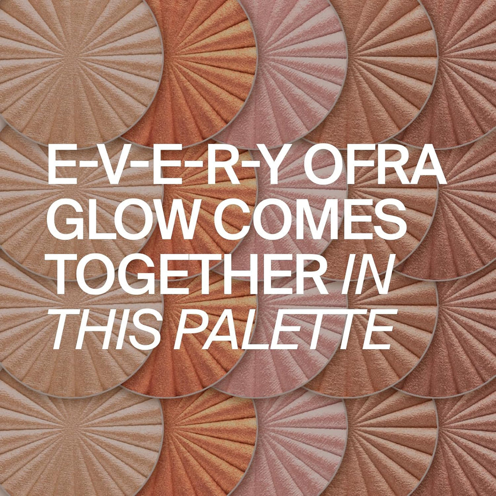 Signature Palette - #OFRAglow | Highlighter Palette with 5 Shades for a Radiant Look | Travel-Friendly Makeup Palette