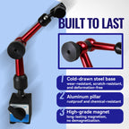 HFS Adjustable Magnetic Base Stand for Dial Indicator, 8mm Clamping Hole