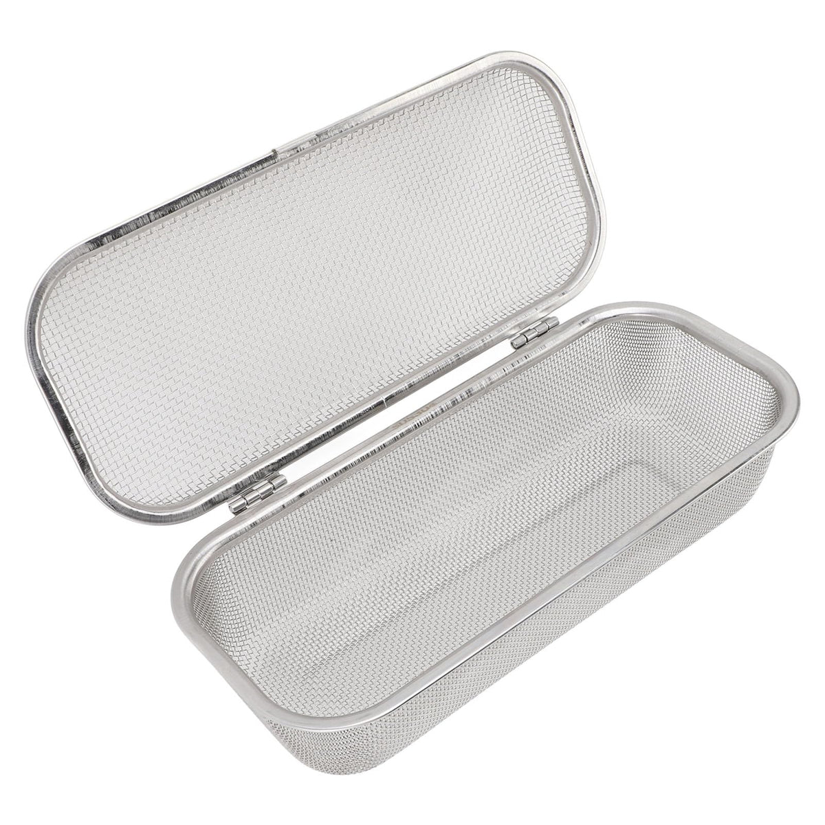 Dishwasher Basket for Small Items, Dishwasher Chopstick Basket, Stainless Steel Rectangular Mesh Drain Dishwasher Silverware Holder Replacement (Large)