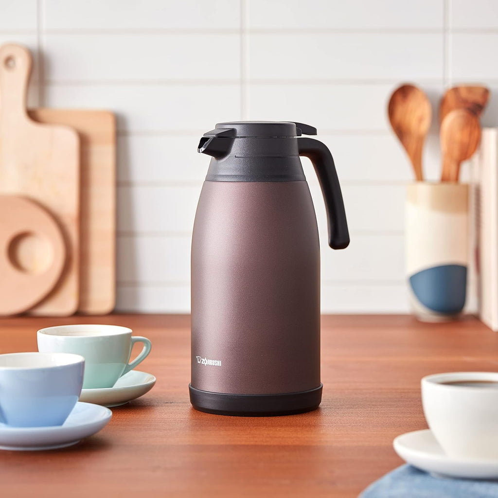 SH-RA19TA Stainless Steel Vacuum Carafe, 1.9 L, Brown
