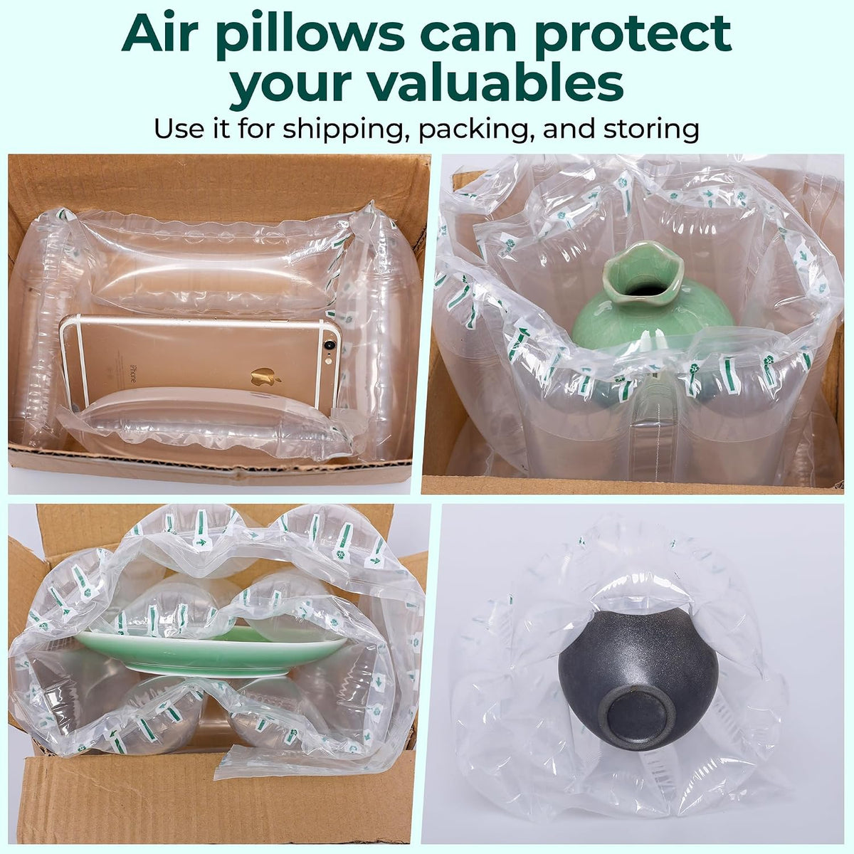 330 Count 4x8 Inflatable Air Pillows for Shipping